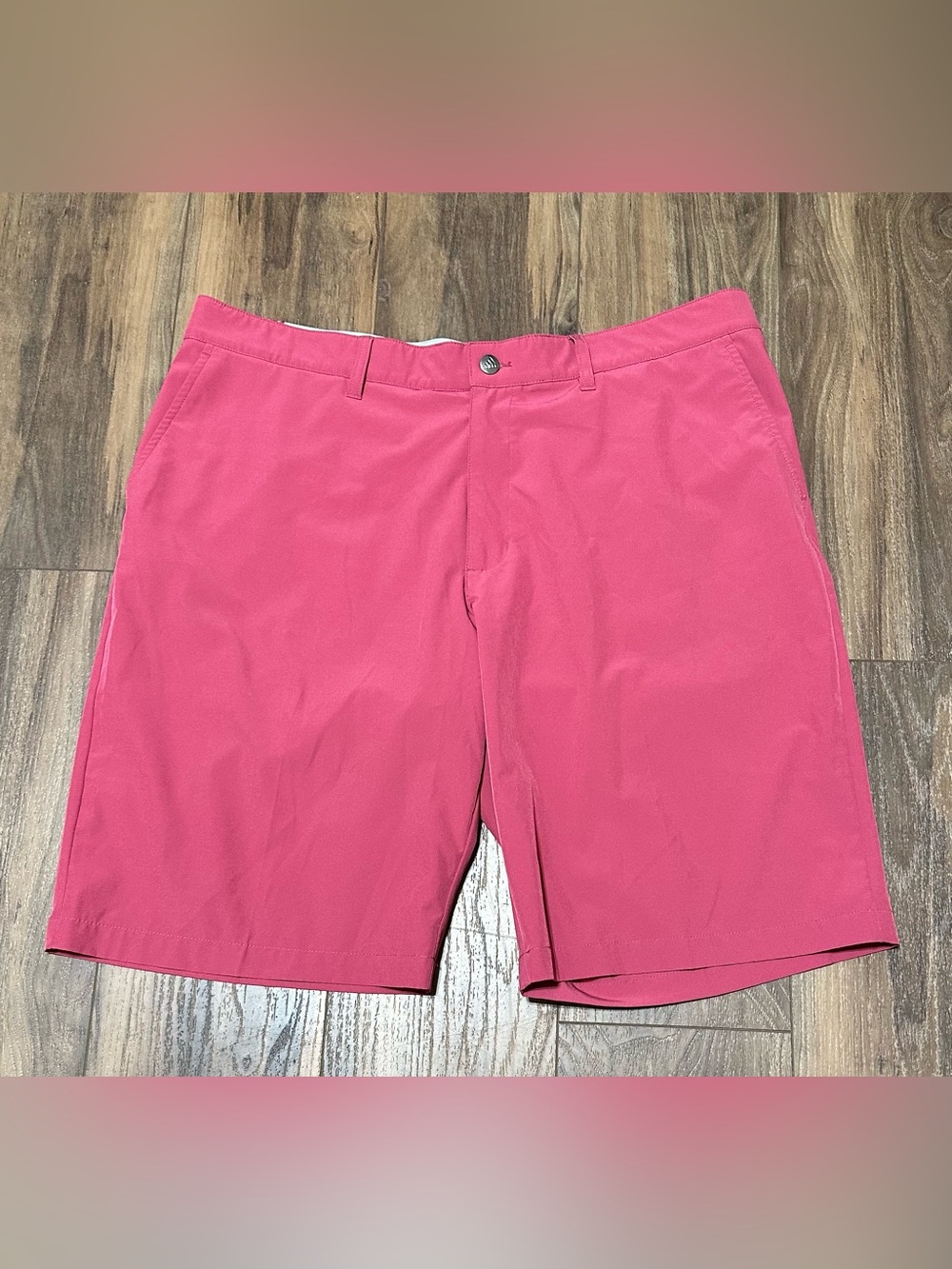 Adidas Ultimate 365 Golf Shorts 10” M Fuchsia Men’s 40 Flat Front Performance